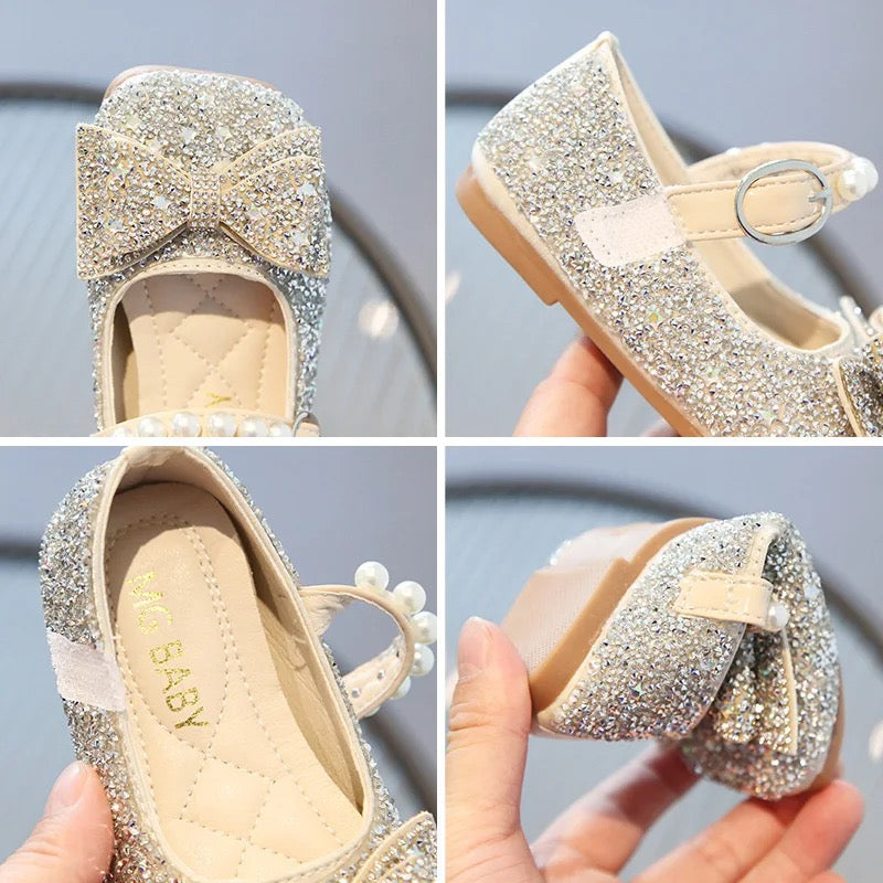Sparkly Silver Shoes