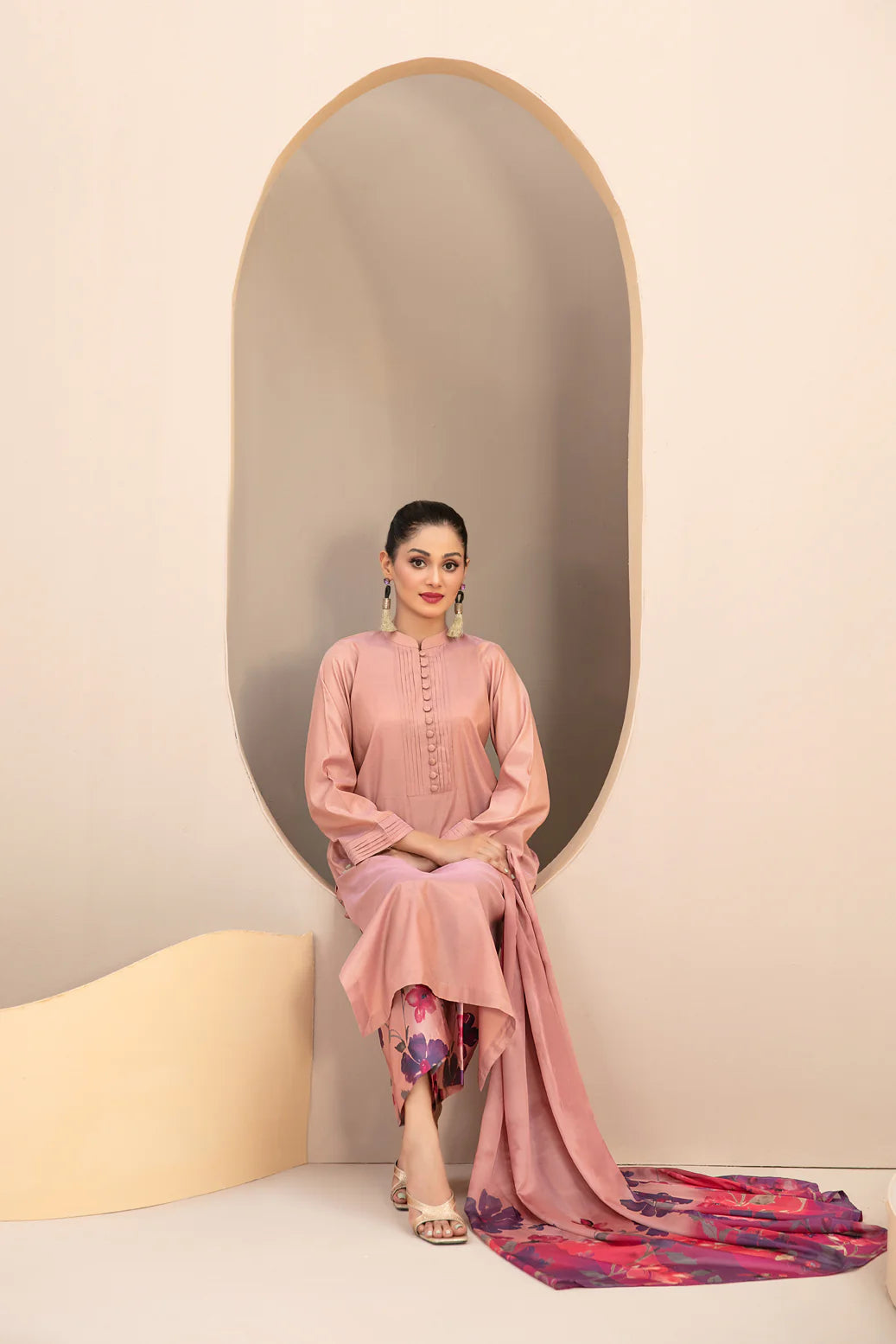 Shimmery | 3 PC Pink