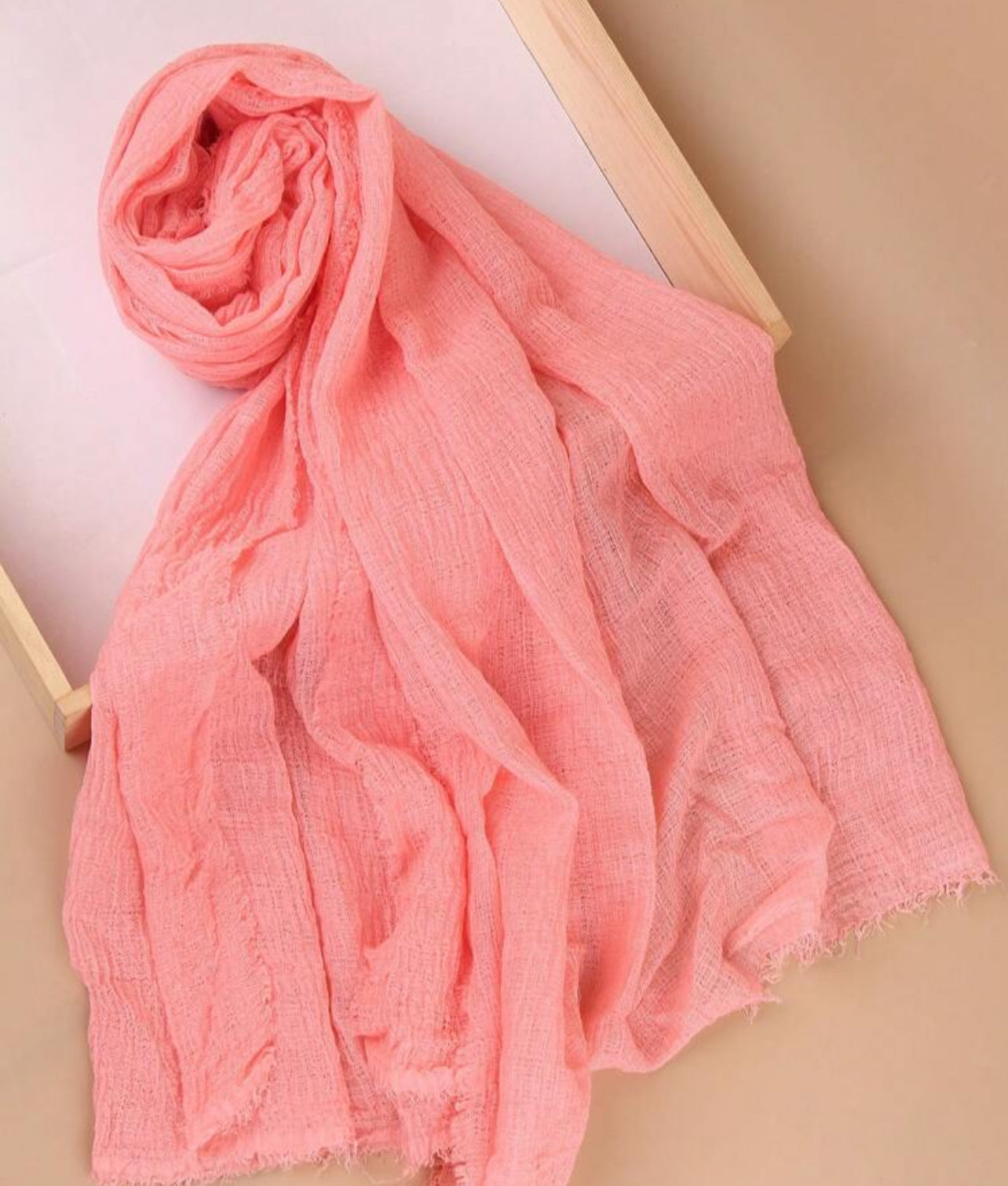 Bright Pink | Cotton Hijab