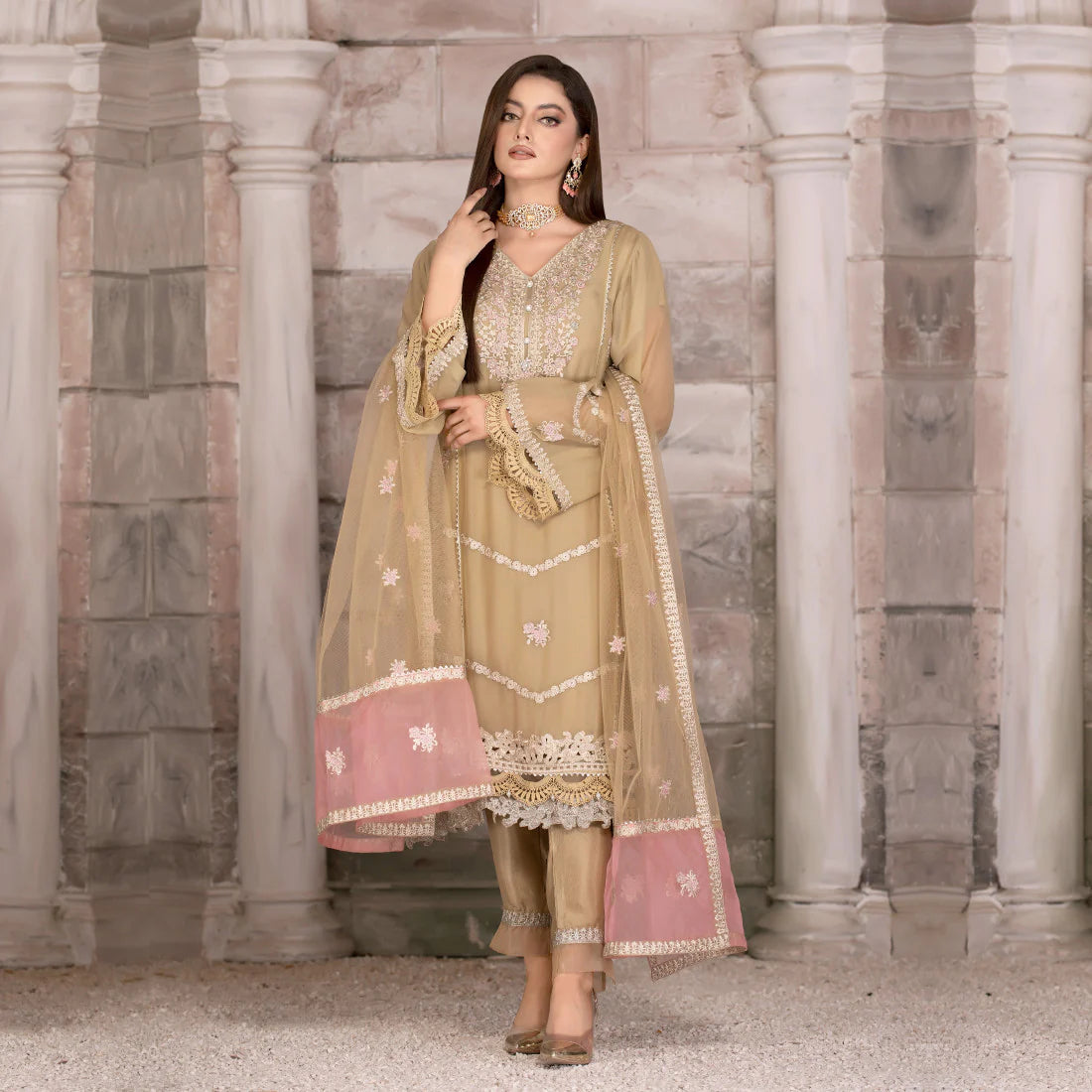 Embroidered Chiffon | 3 PC
