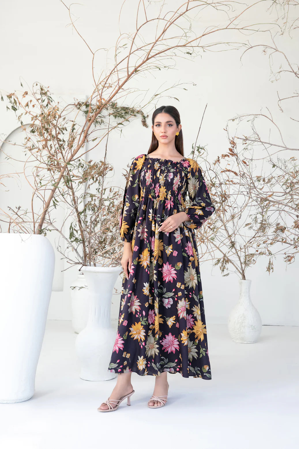 Black Floral | 1 PC