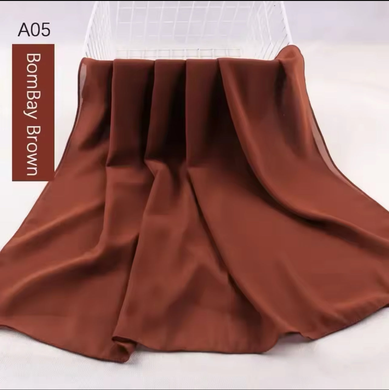 Bombay Brown | Chiffon Hijab