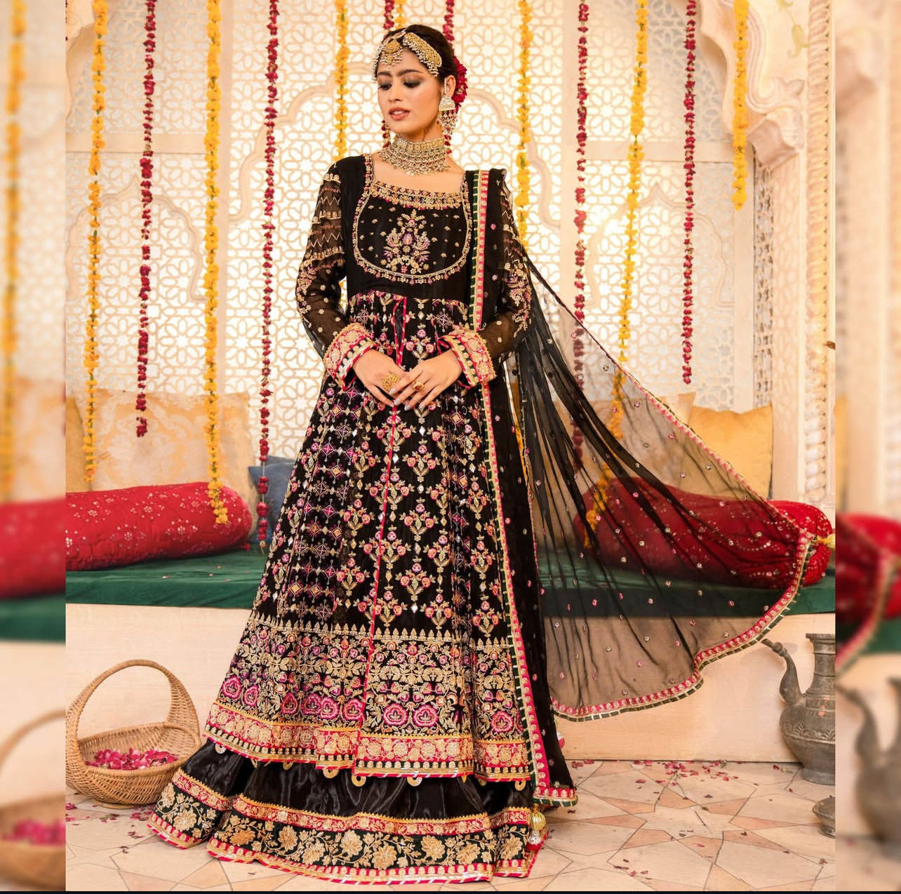 Black Pishwas | 2 PC