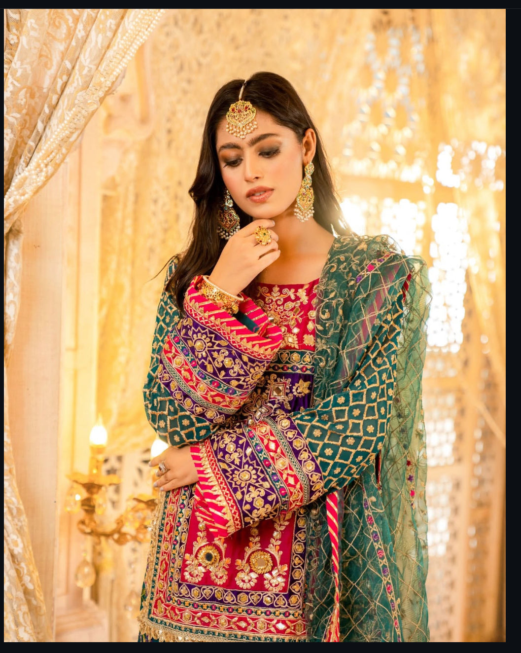 Green 3 PC Suit