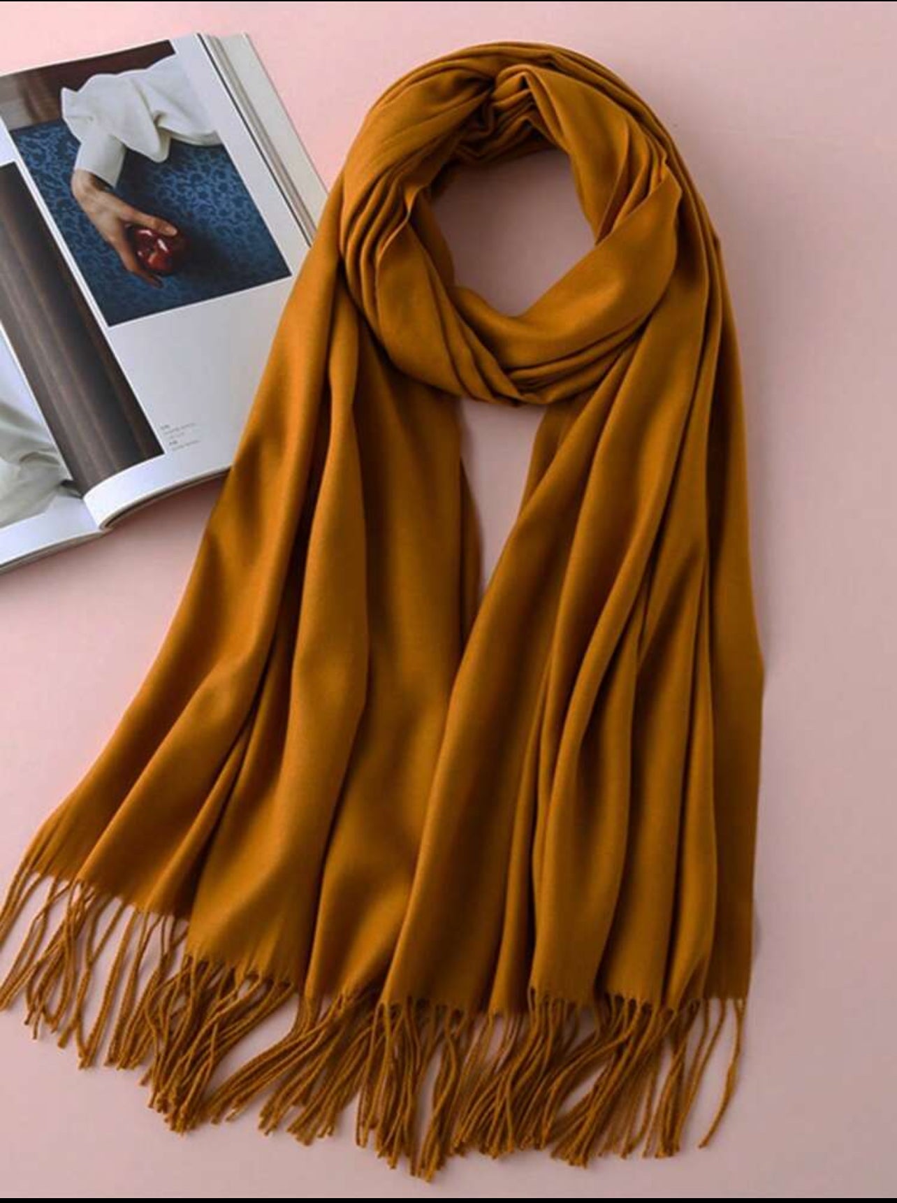 Camel | Cashmere Shawl