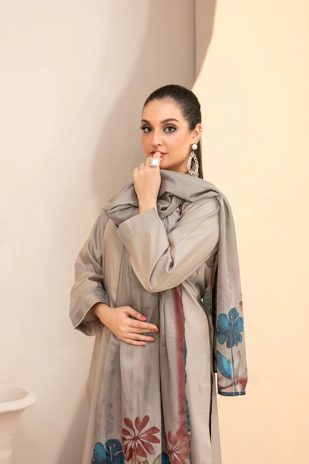 Shimmery | 3 PC Grey