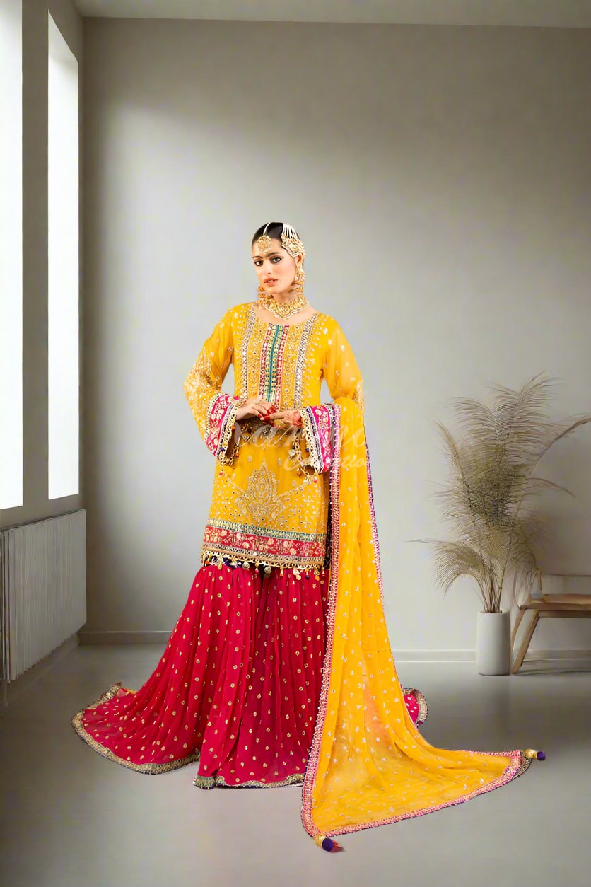 Yellow Farahi Sharara