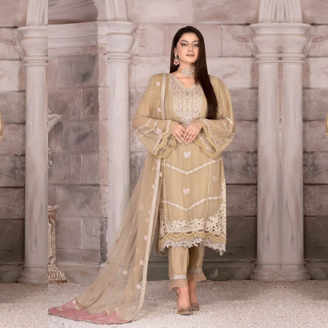 Embroidered Chiffon | 3 PC