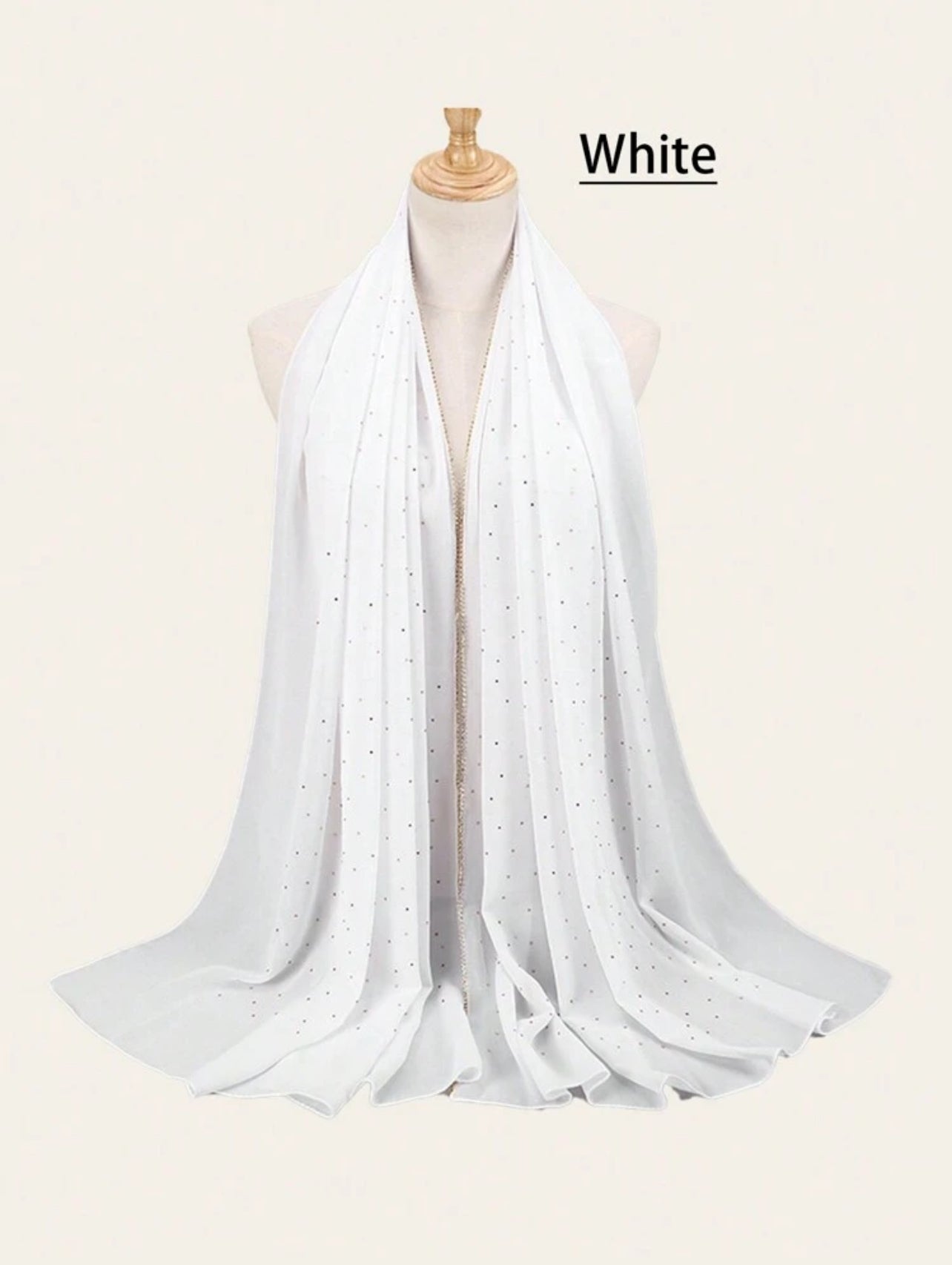 Chiffon Rhinestone Hijab