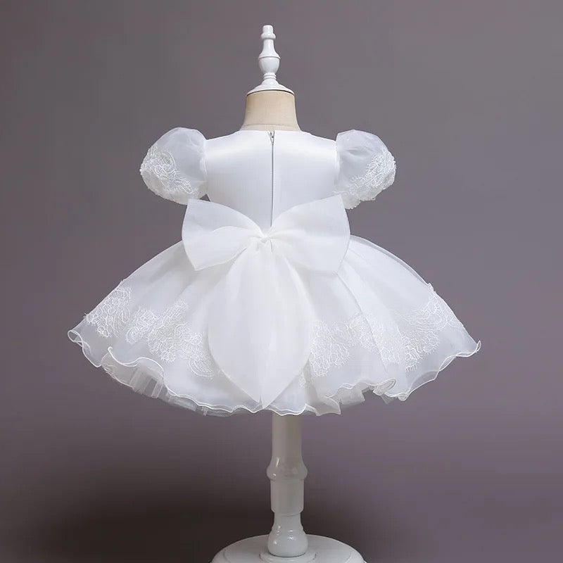 White Flower Girl Dress