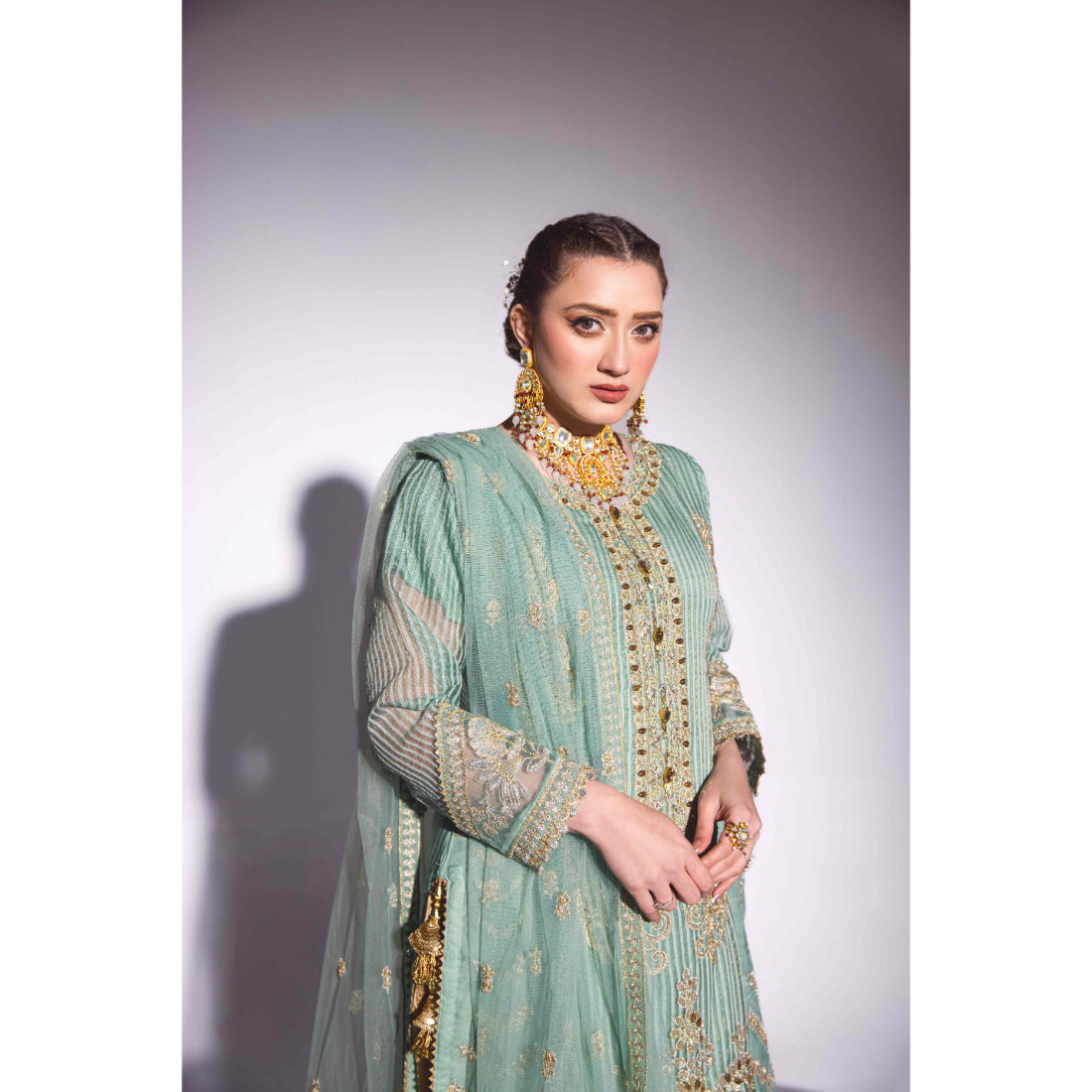3 piece sharara suit
