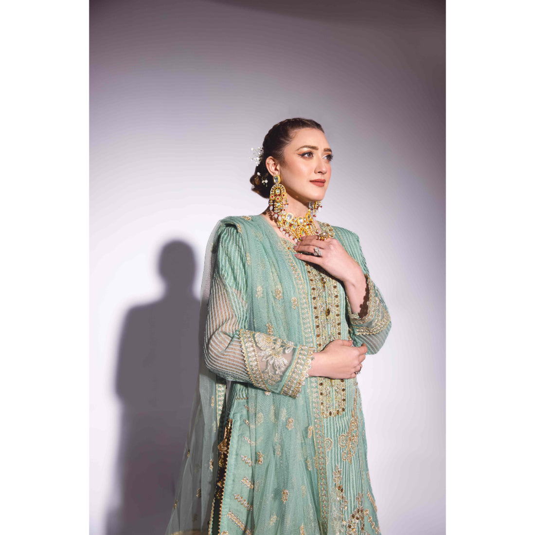 3 piece sharara suit