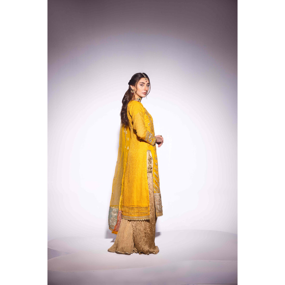 3 piece sharara suit