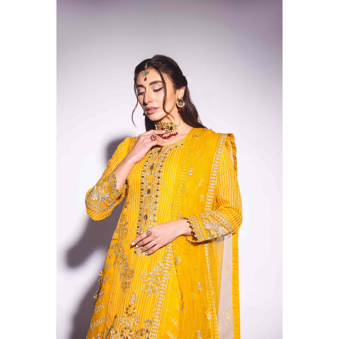 3 piece sharara suit