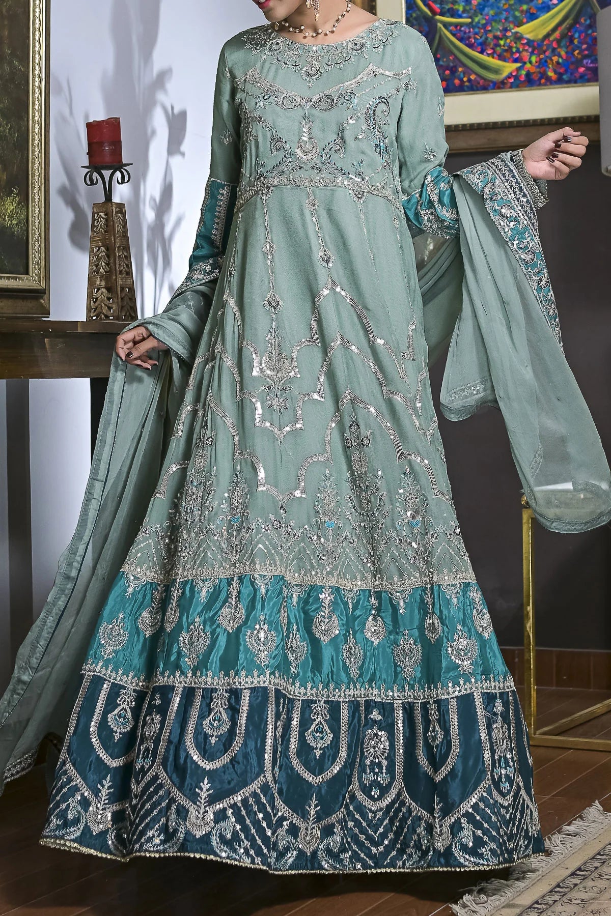 Maxi Dress - 3 Piece suit