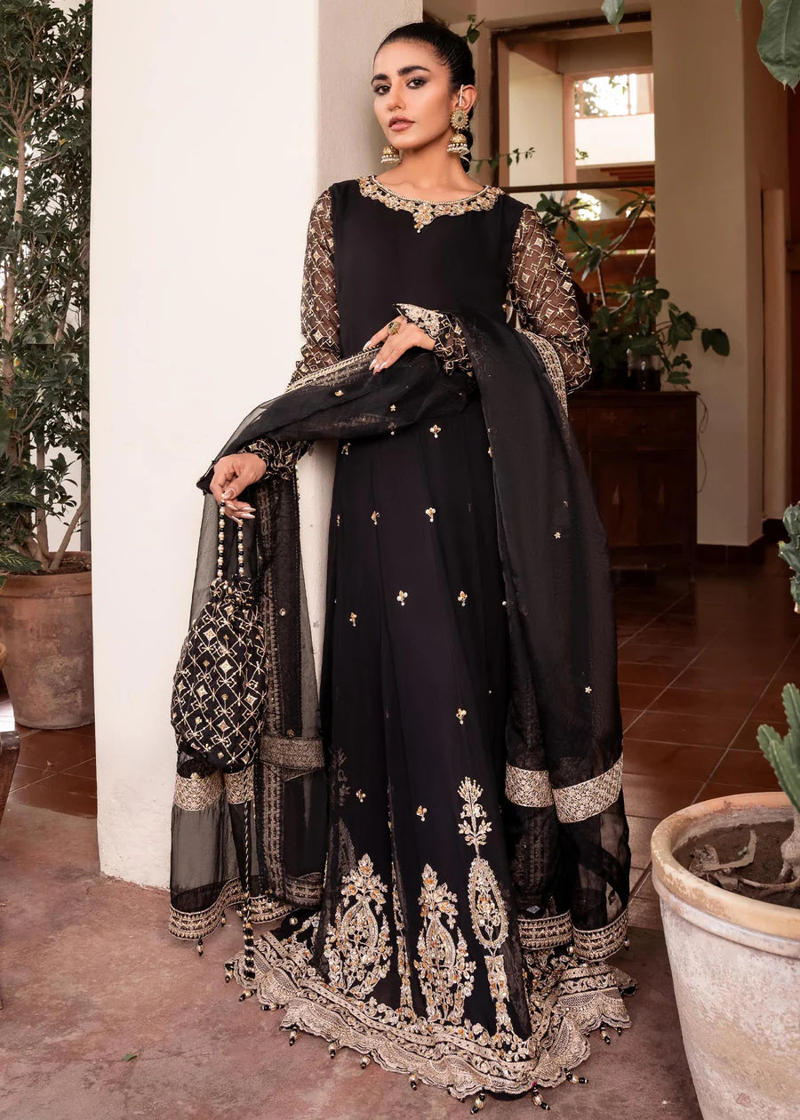 Black Maxi 3 piece dress