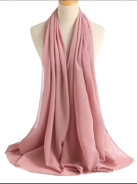 Dusty Pink | Chiffon Hijab