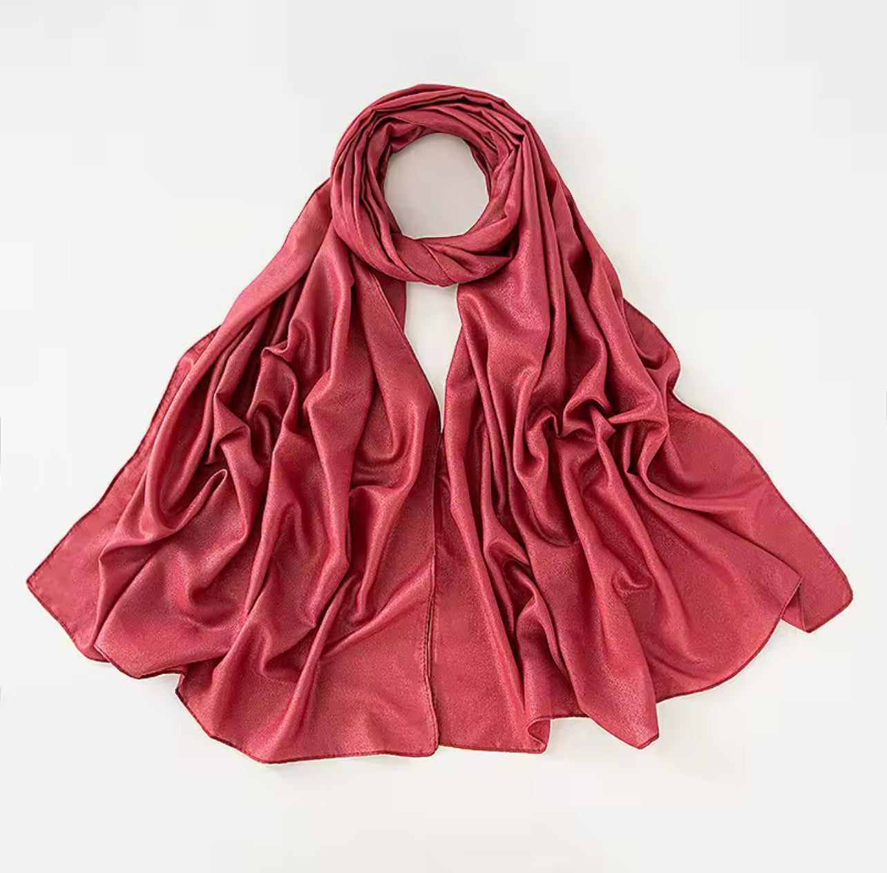 Red | Shimmer Hijab