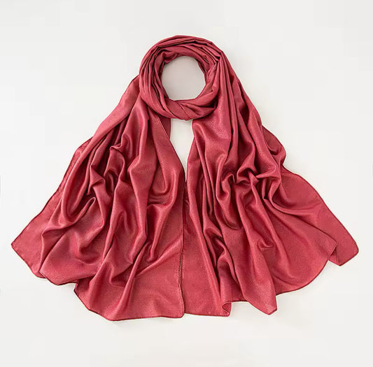 Red | Shimmer Hijab