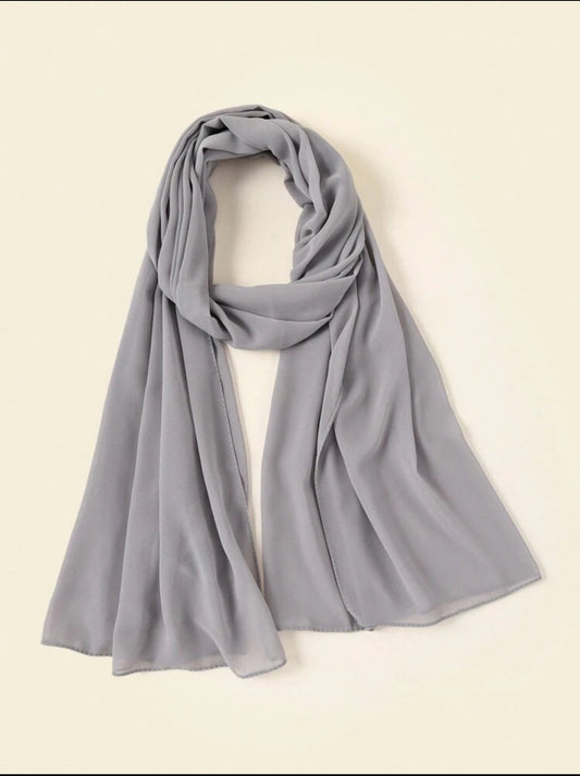 Light Grey | Chiffon Hijab
