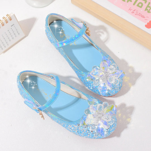 Blue Kids Heels
