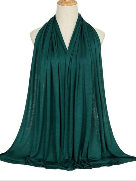 Dark Green | Jersey Hijab (Large)