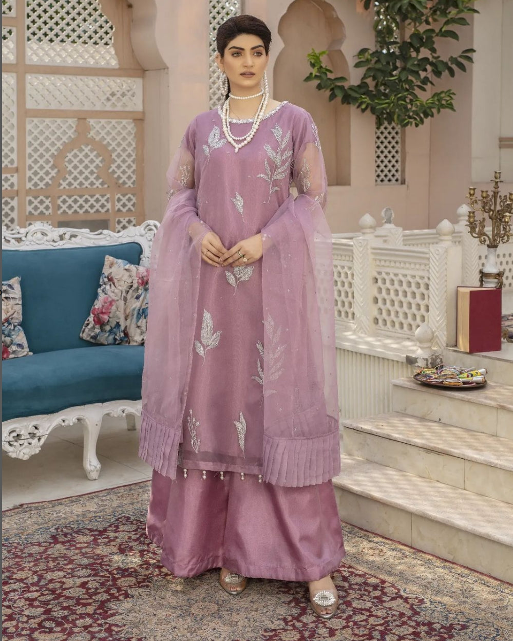 Lilac Organza | 3 PC