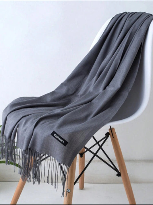 Grey | Cashmere Shawl