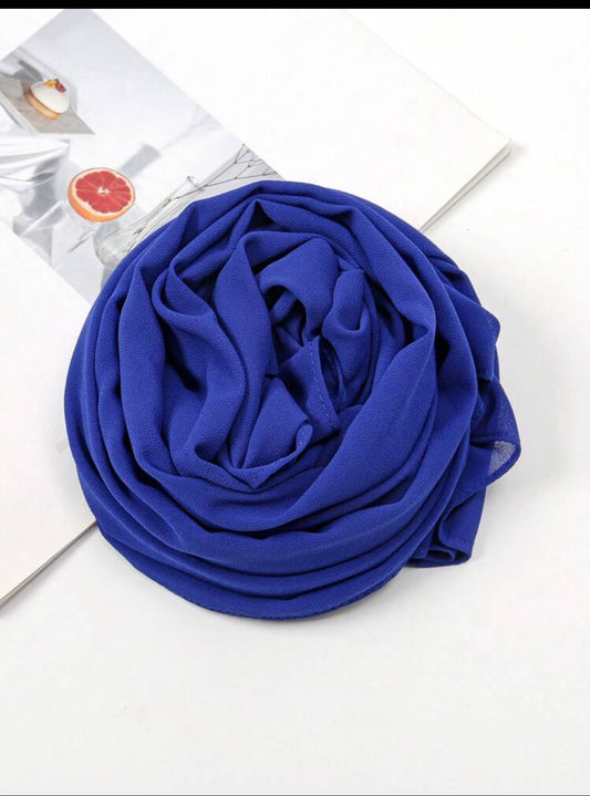 Royal Blue | Chiffon Hijab