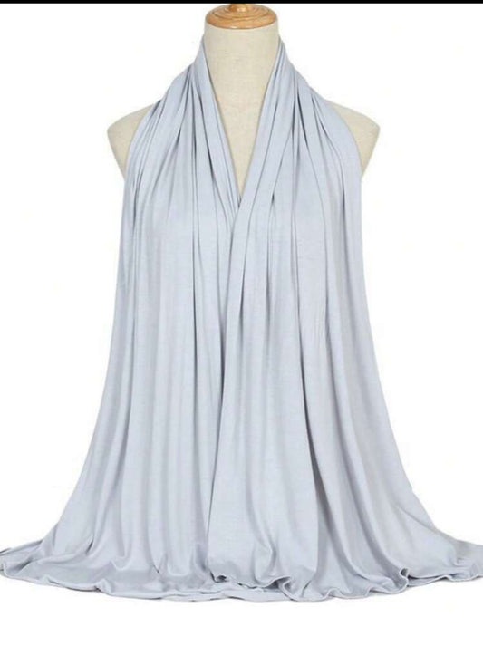 Light Grey | Jersey Hijab (Large)