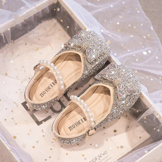 Sparkly Silver Shoes