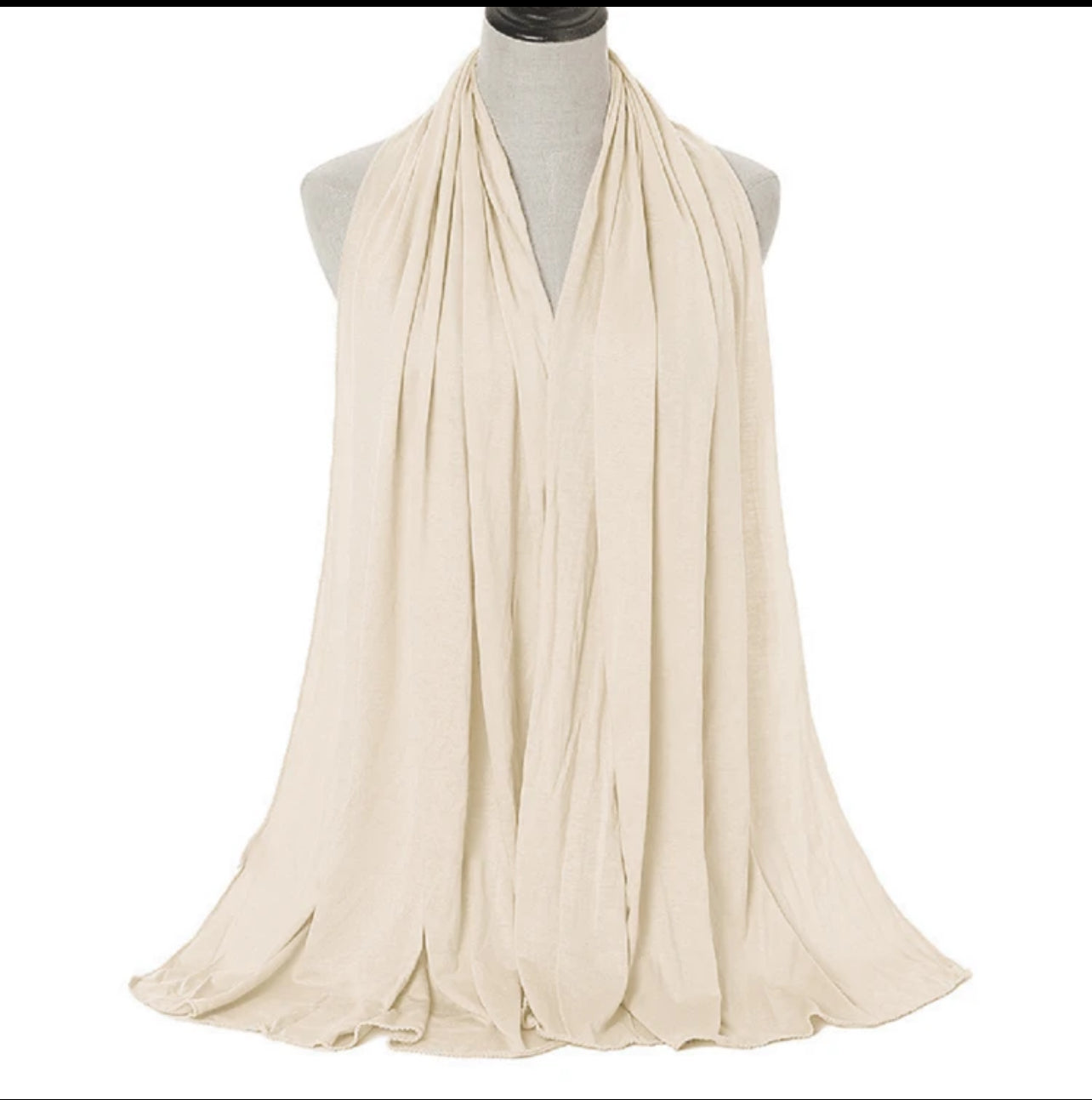 Beige | Jersey Hijab (Large)