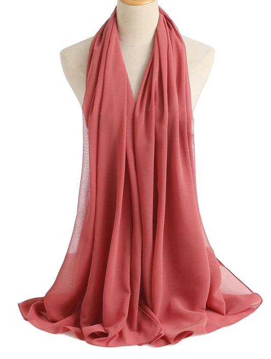 Rust Brown | Chiffon Hijab