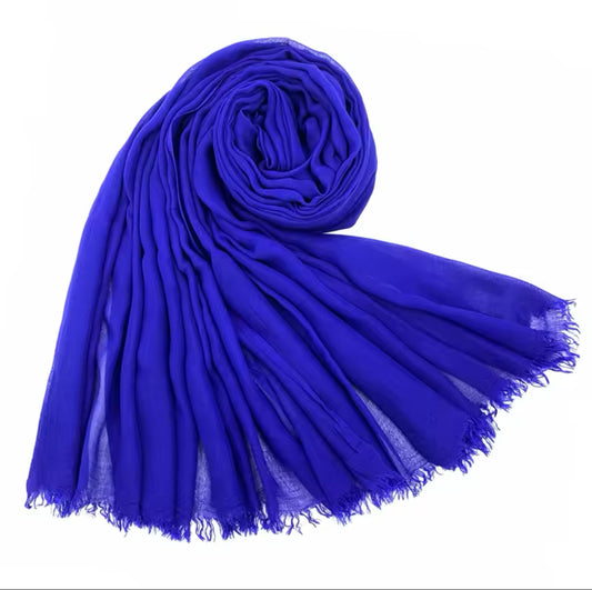 Royal Blue | Polyester Hijab
