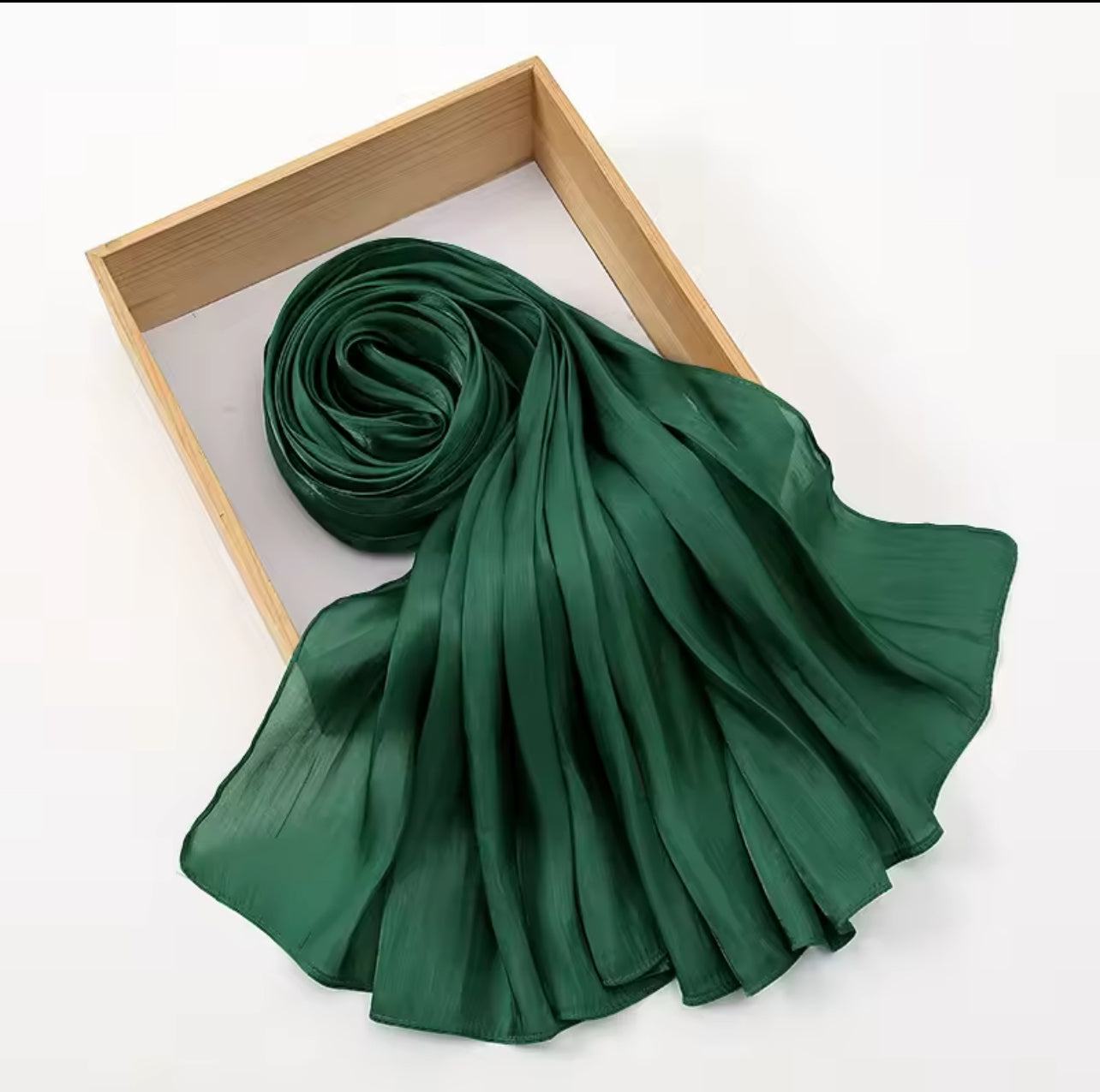 Green | Satin Chiffon Hijab
