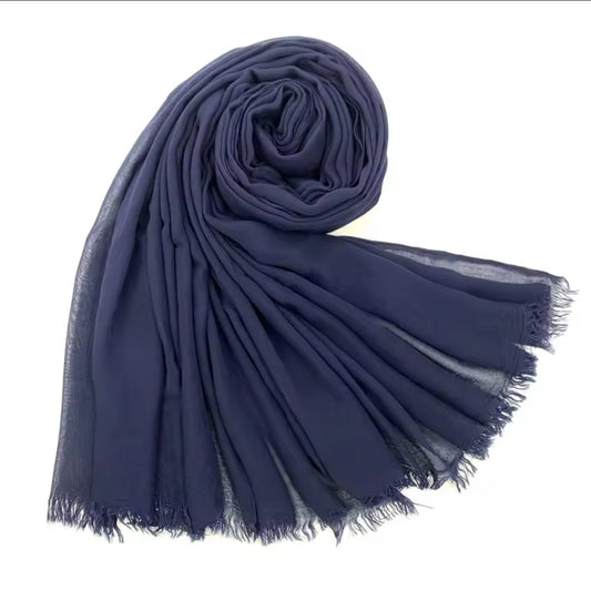 Dark Blue | Polyester Hijab