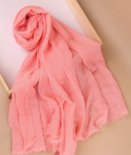 Bright Pink | Cotton Hijab