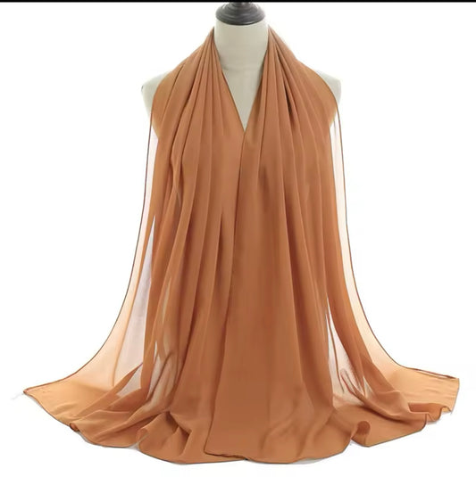 Camel | Chiffon Hijab