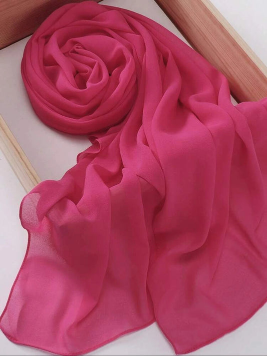 Hot Pink | Chiffon Hijab