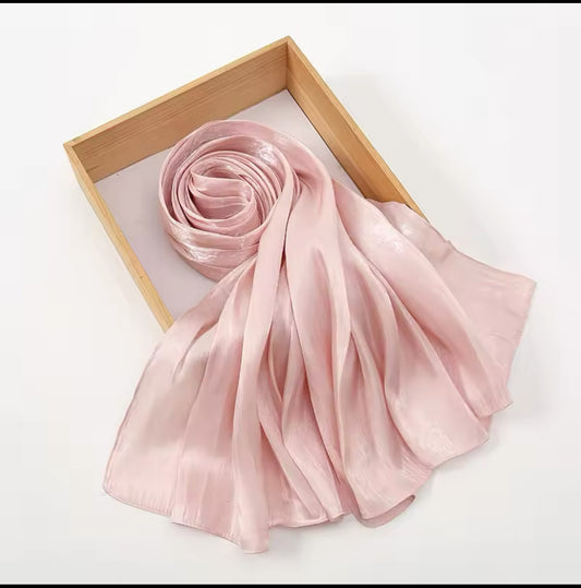 Blush | Satin Chiffon Hijab