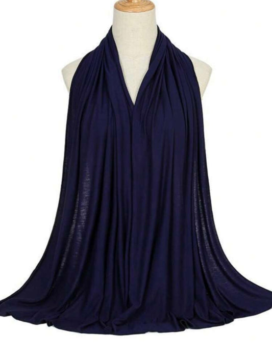 Dark Blue | Jersey Hijab (Large)