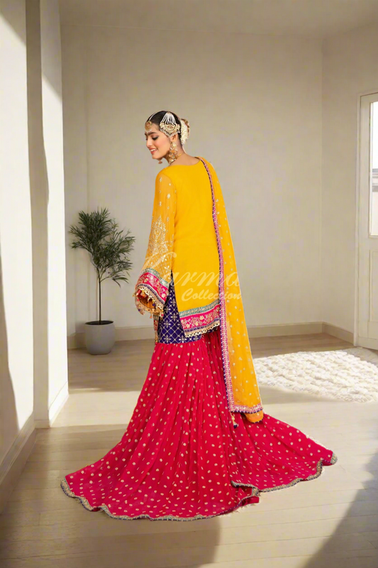 Yellow Farahi Sharara