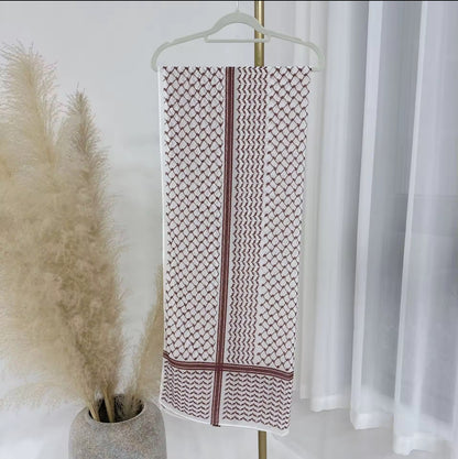 Brown | Chiffon Kaffiyeh