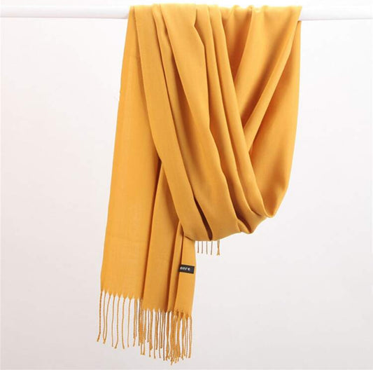 Mustard Yellow | Cashmere Shawl