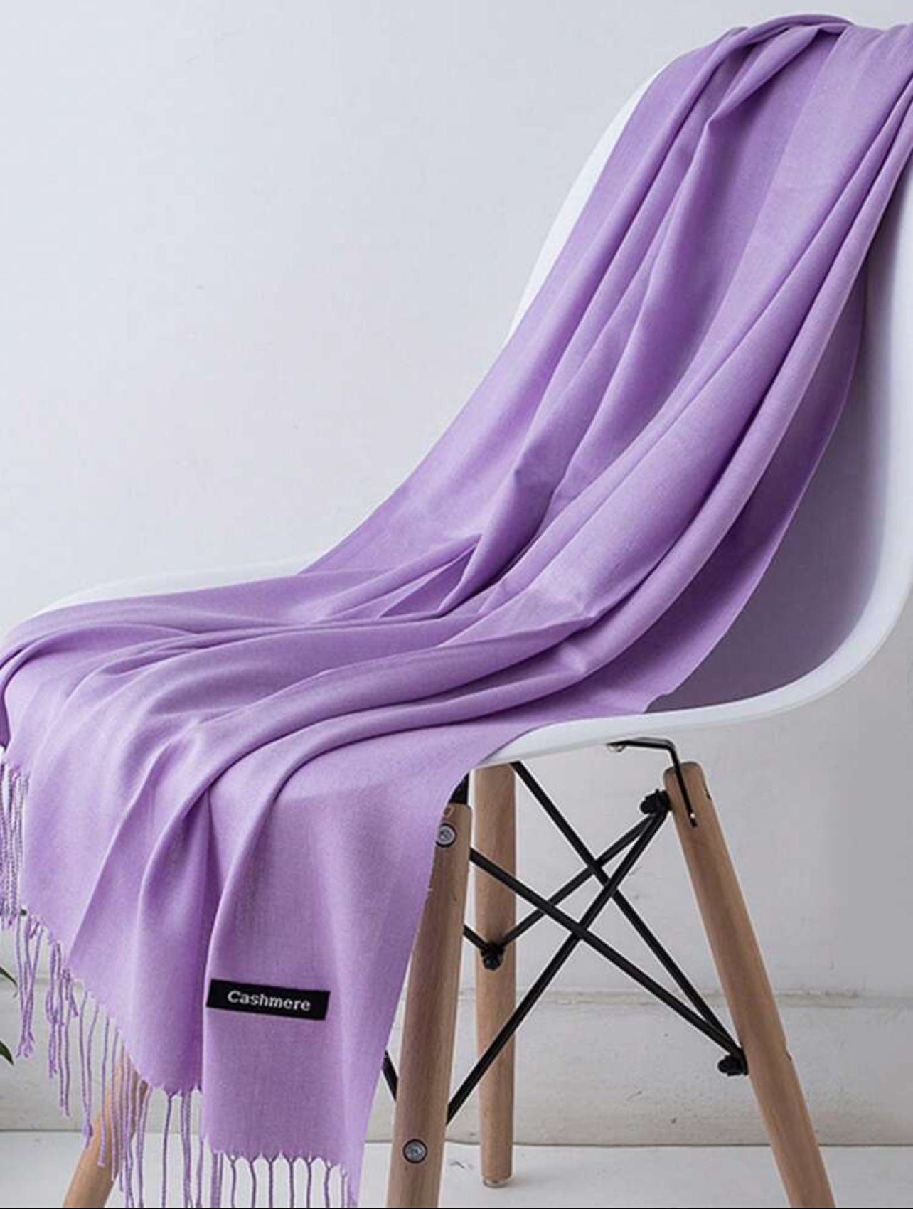 Mauve Purple | Cashmere Shawl