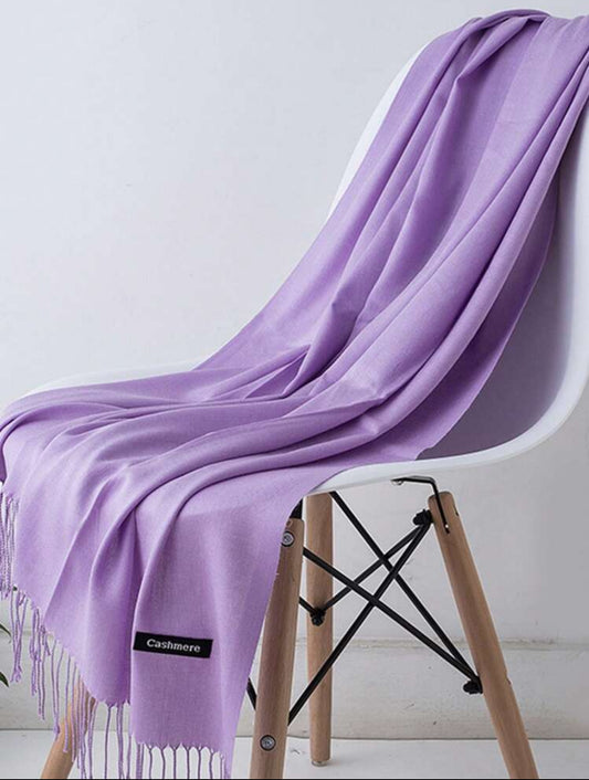 Mauve Purple | Cashmere Shawl