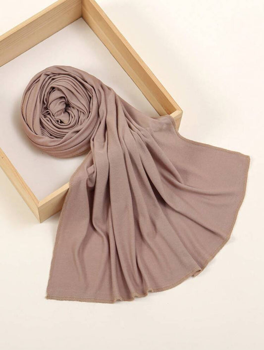 Mocha Brown | Jersey Hijab (Large)