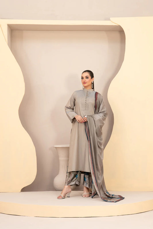 Shimmery | 3 PC Grey