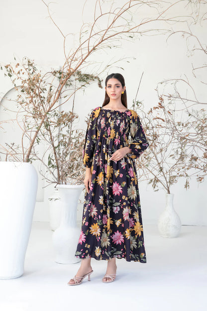 Black Floral | 1 PC