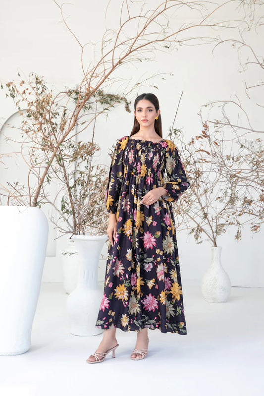 Black Floral | 1 PC